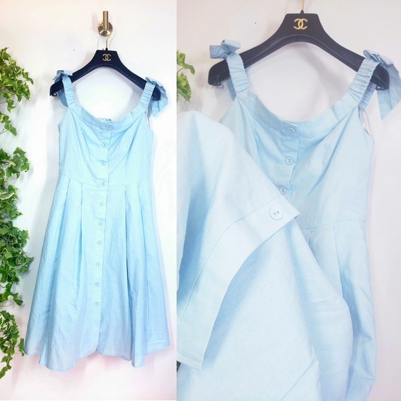 Last stock! New GAL MEETS GLAM Linen Cotton dress - Picture 2 of 16